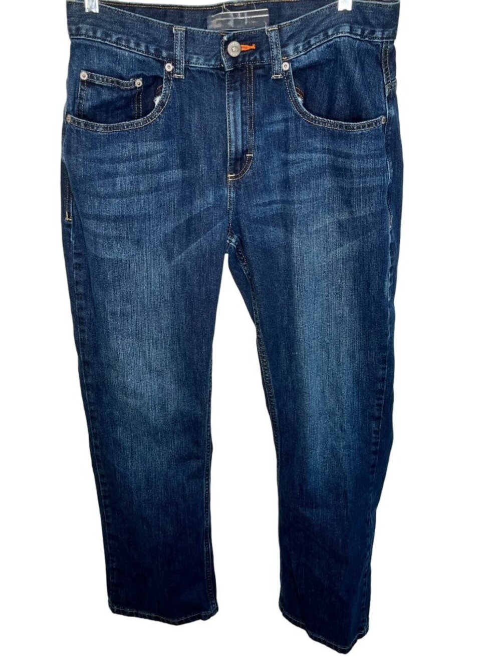Lee Men's Straight Leg Jeans Size 32 inseam 30 Blue   Cotton, Spandex 21b